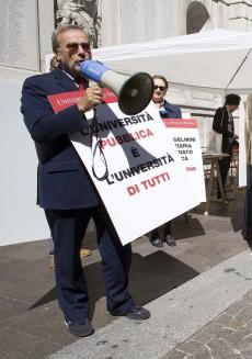 Università di Padova, proteste in piazza contro la riforma