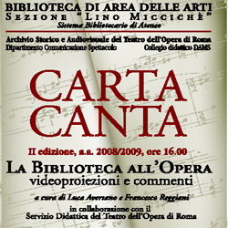 Carta Canta: musica lirica all’Università Roma Tre