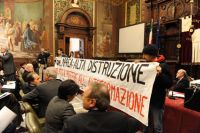 Roma, nuova protesta del Movimento Onda