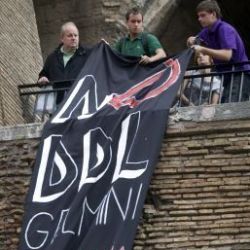 Proteste contro il ddl Gelmini