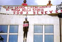 Studenti e ricercatori del Salento protestano sul tetto dell’ateneo di Lecce