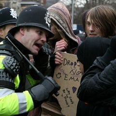 Proteste studentesche a Londra
