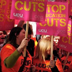 Proteste studenti inglesi