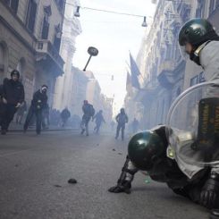 Scontri Roma, polemica per i manifestanti scarcerati
