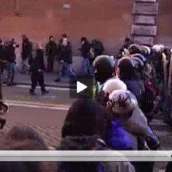 VIDEO/Gli scontri del 14 dicembre a Roma