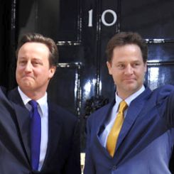 David Cameron e Nick Clegg