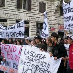 Corteo studenti Roma