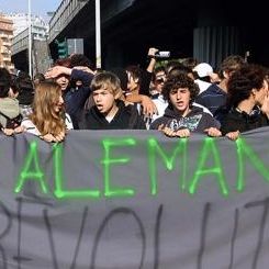 Proteste studenti Roma