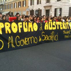Il ministro dell’Istruzione contestato a Roma Tre: “Profumo di austerity”