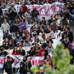 studenti in piazza Palermo