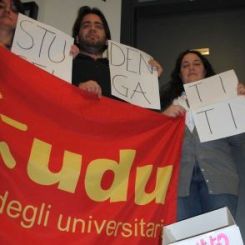 Protesta studenti sfigati