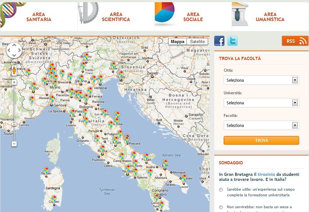 Universita.it rilancia: nuova veste grafica e nuova sezione Orientamento