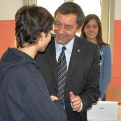 Il ministro Profumo tra gli studenti Francesco Profumo