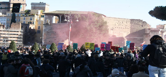 Il 14 e il 17 Novembre studenti in piazza per protestare contro l’austerity imposta dall’Europa