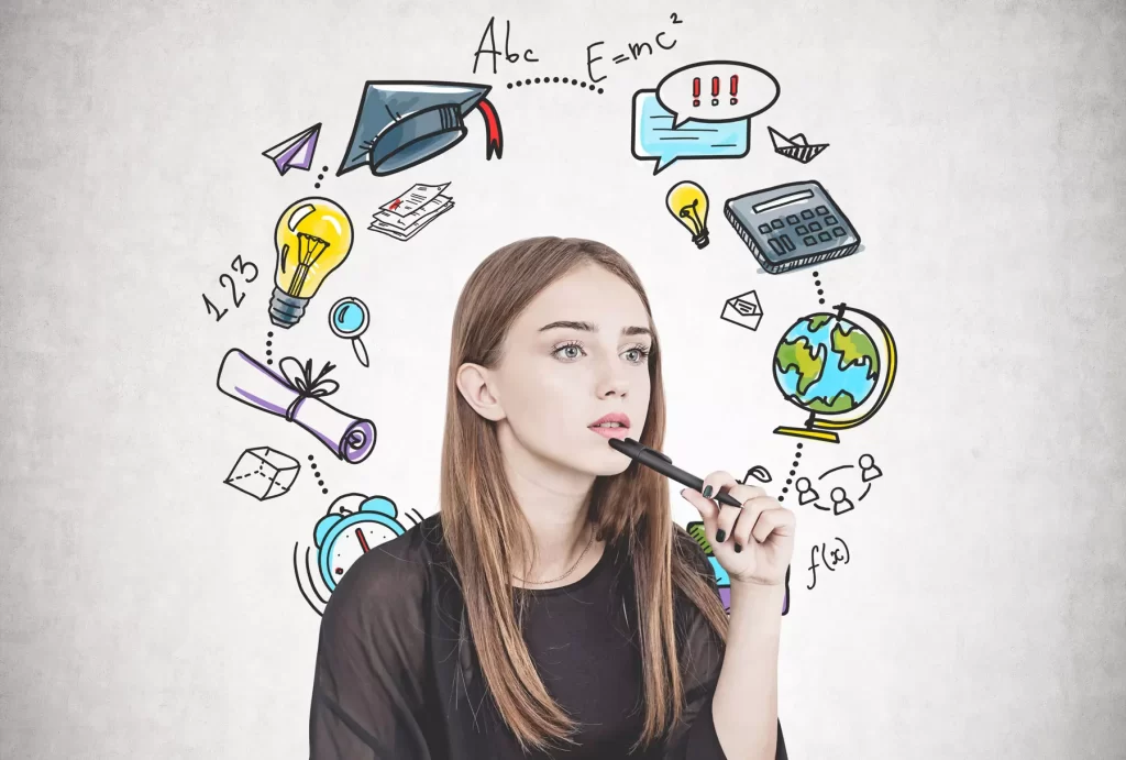 Studente che valuta se cambiare facoltà a settembre, tra libri universitari e scelta del corso più adatto