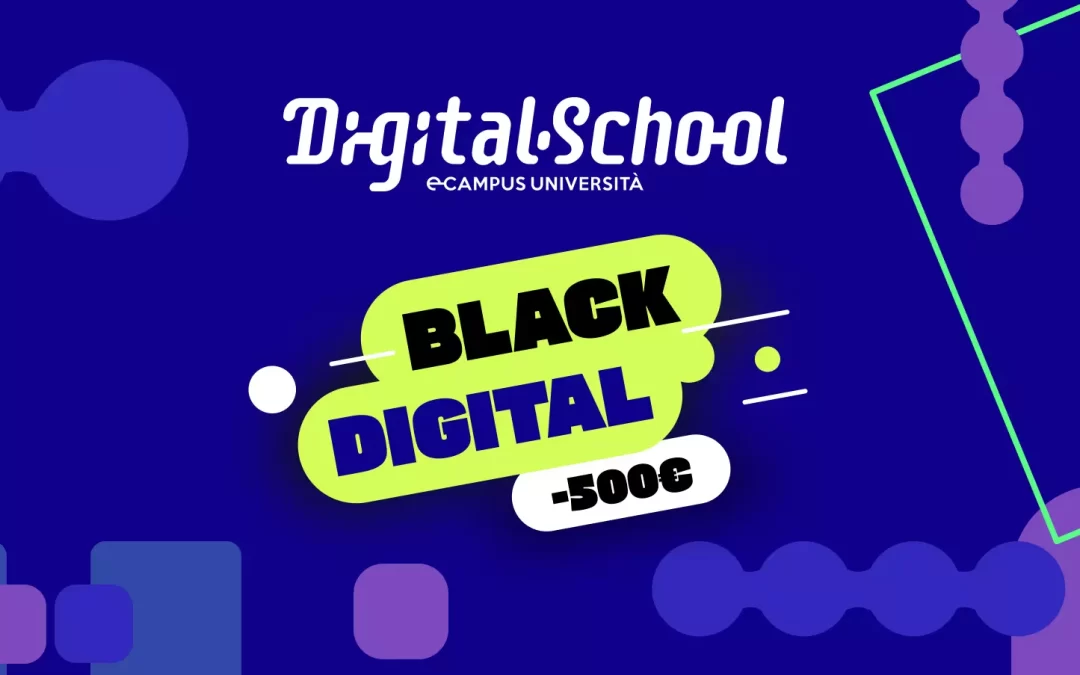 Black Friday sui Corsi e Master Digital School
