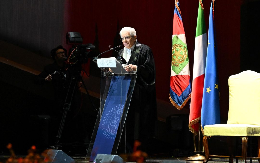 L&rsquo;Universit&agrave; di Firenze ha conferito&nbsp;la&nbsp;laurea&nbsp;honoris al Presidente Mattarella
