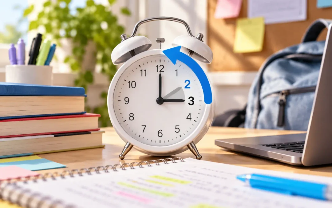 Ora solare, quando cambia e quali effetti ha su scuola e studio